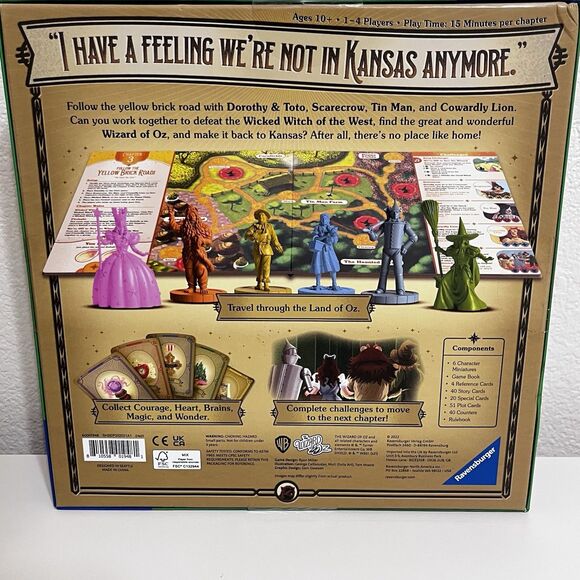 Ravensburger Wizard of Oz Adventure Book Game for Ages 10 & Up - NEW - Picture 5 of 13